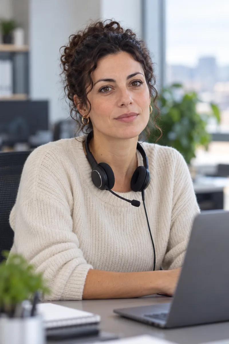 Chiara Benassi, assistenza clienti